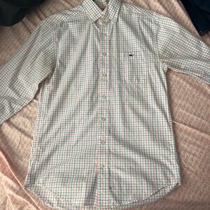 Vineyard vines men’s flannel button up shirt